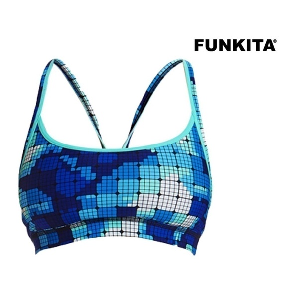 Funkita Deep Impact Racerback Bikini NWT Italian Fabric Australian Design - Picture 5 of 8